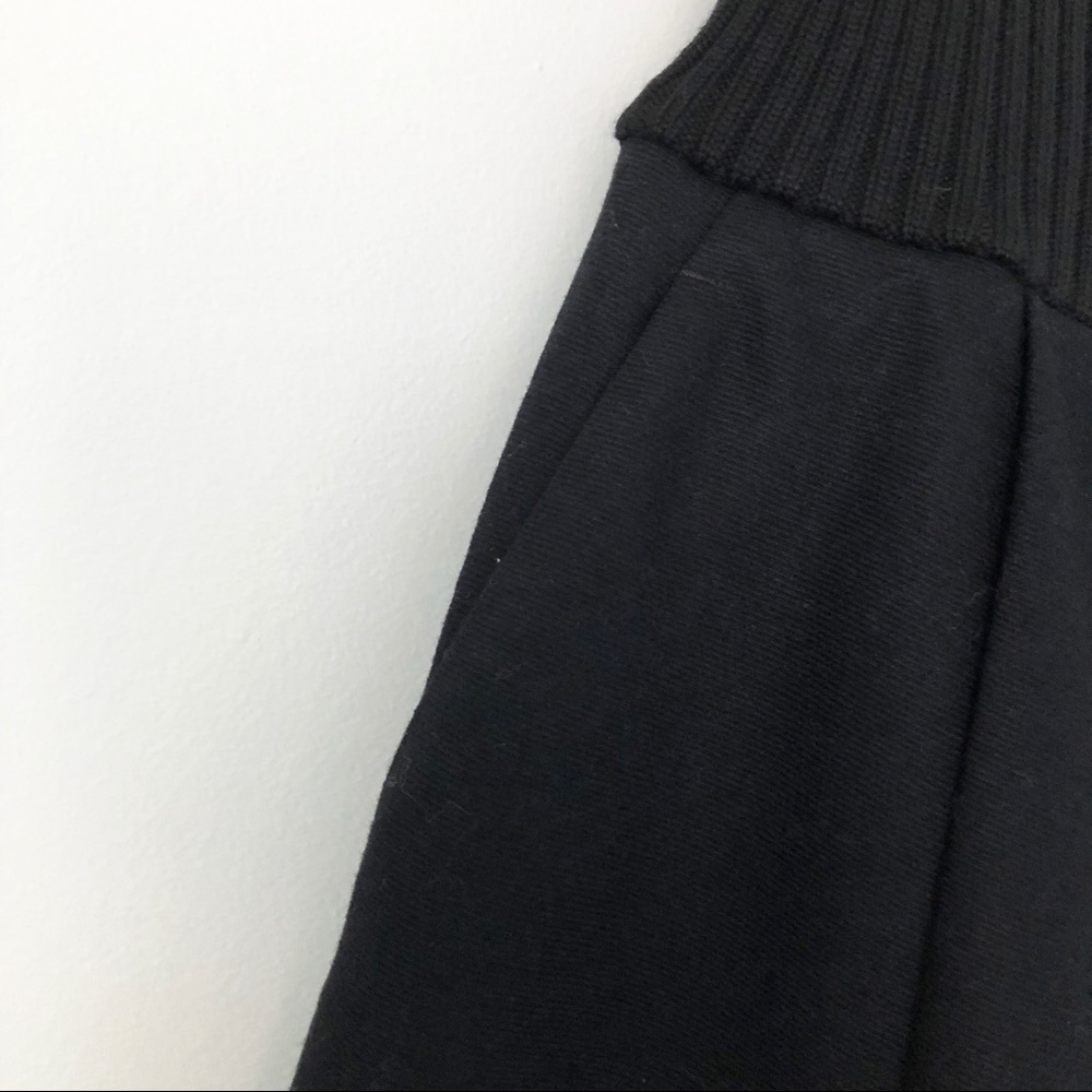 Jil Sander Navy Black Wool Pleat Skirt w/Sweater - Picture 2 of 7
